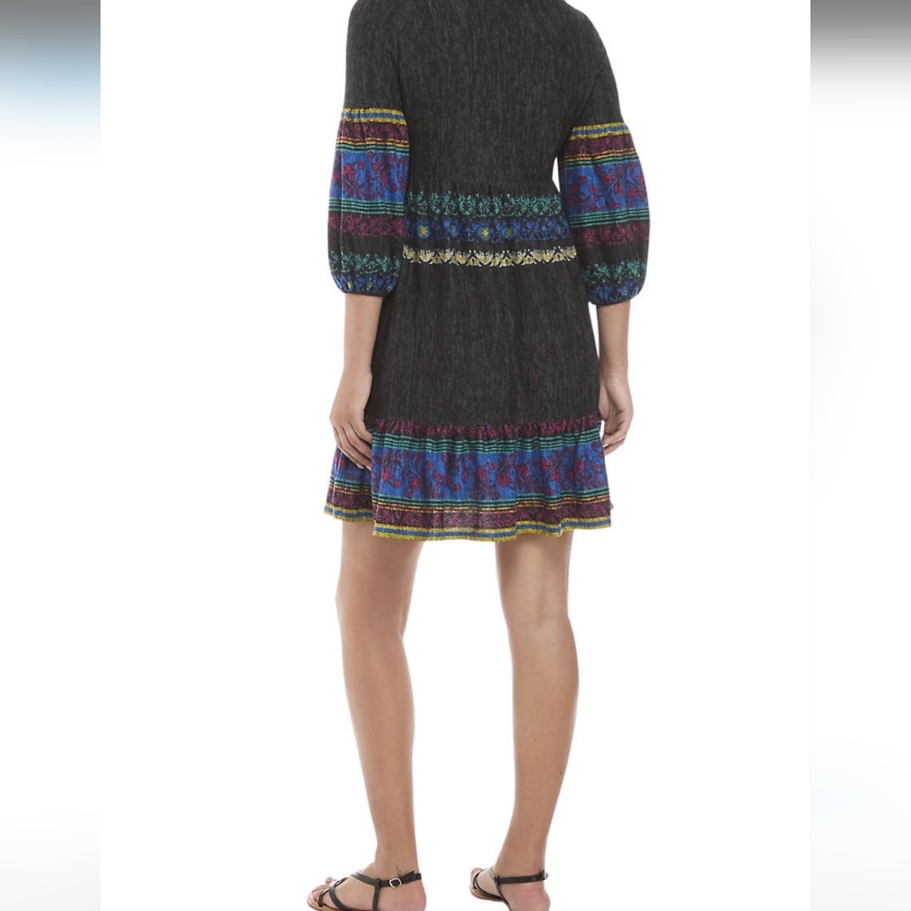 Violet Weekend Multi Boho Dress - Picture 2 of 13